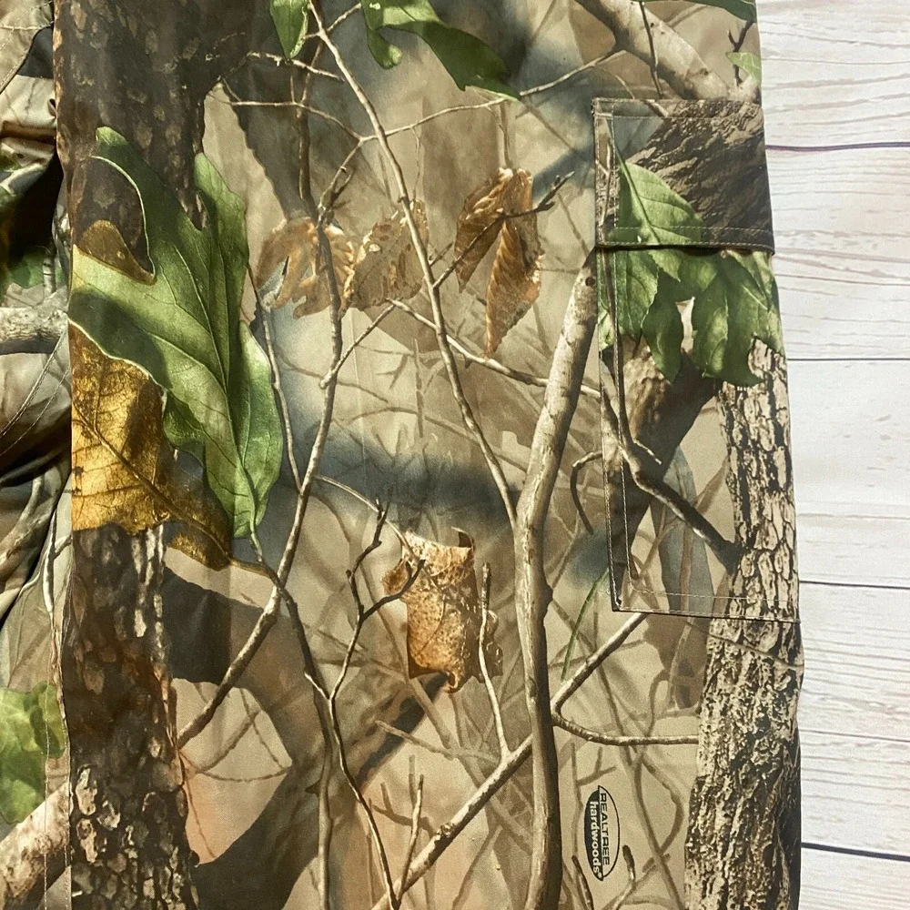 Field & Stream Pants Elastic Waist Real Tree Camo Hunting Outdoor Cargo Men's XL